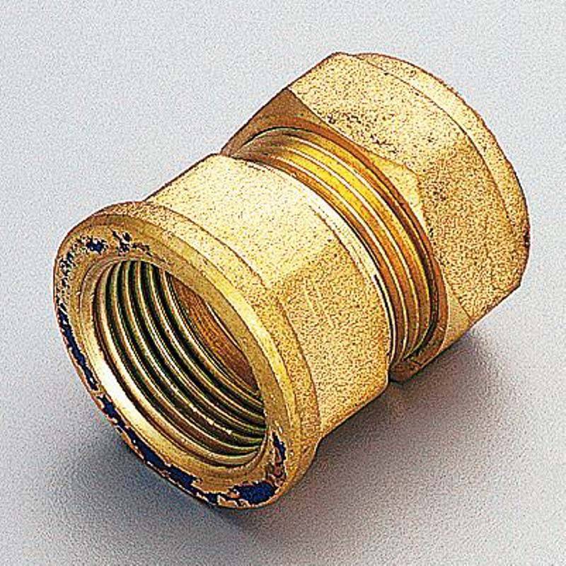 Муфта обжимная Tiemme 1100 22 мм х 1 ВР латунная 1100039