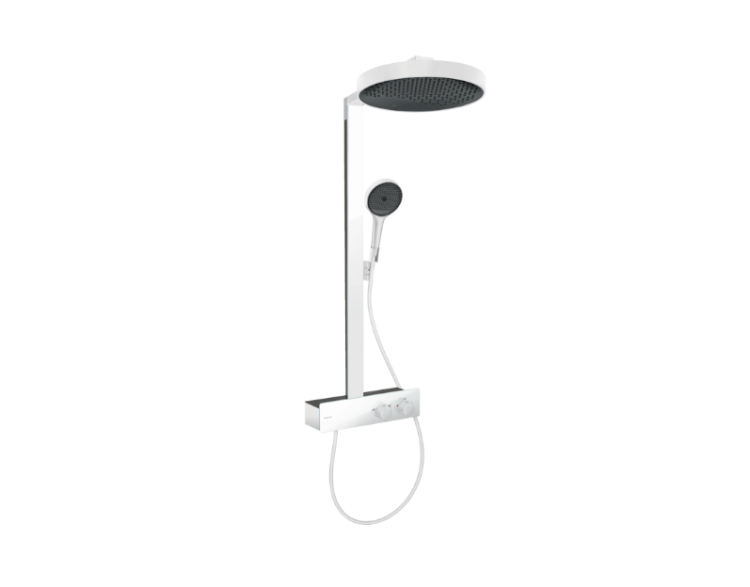 Душевая стойка Hansgrohe Rainfinity 360 с термостатом, белый матовый, 26853700