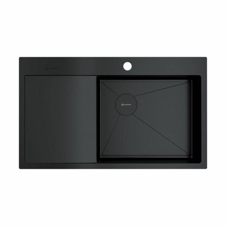 Кухонная мойка OMOIKIRI Akisame 86-R 860x510 мм графит 4997044