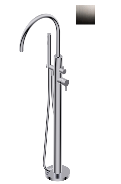 Смеситель для ванны и душа Ritmonio Diametro35 S Brushed Black Chrome PR52DB202BLX