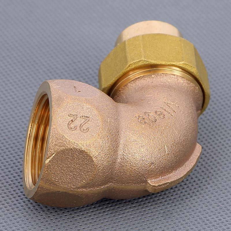 Угол с разъемным соединением пайка-В Viega 22х1 коническое уплотнение 120498