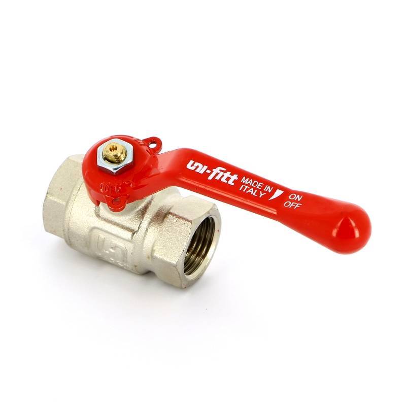 Кран шаровой Uni-Fitt 1/2 ВВ полнопроходной рычаг 110L2000