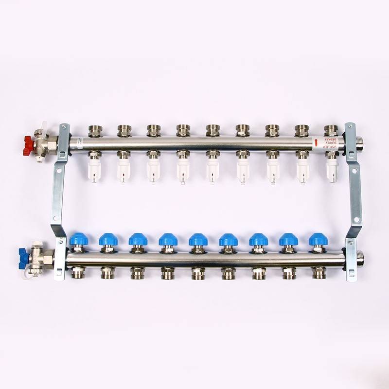 Коллекторная группа REHAU HKV-D 1 x 3/4 EK 9 выходов 208091