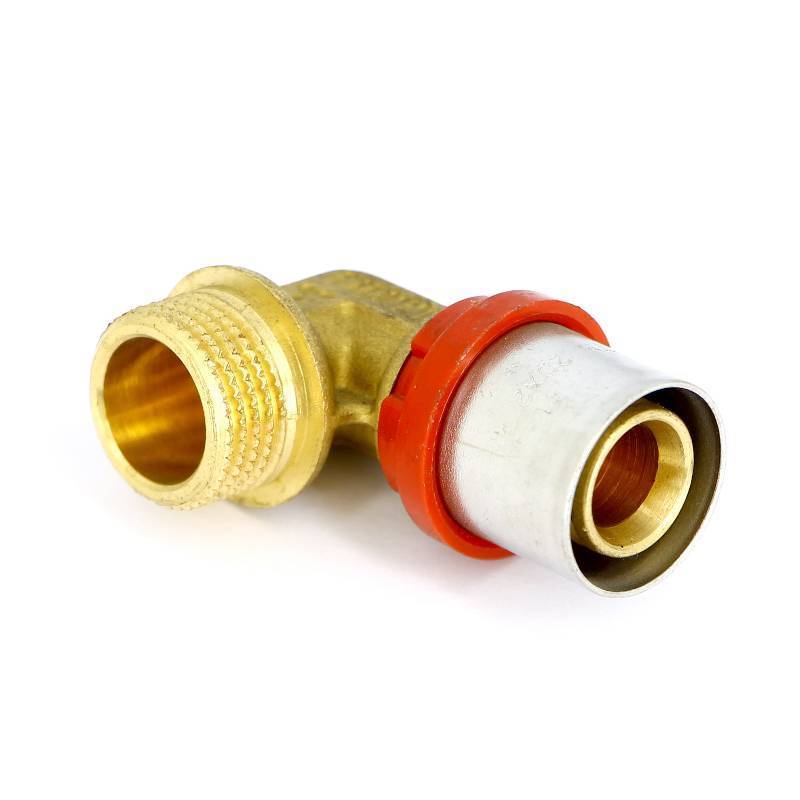 Угольник пресс с наружной резьбой Tiemme COMPACT 20 x 3/4 1660029