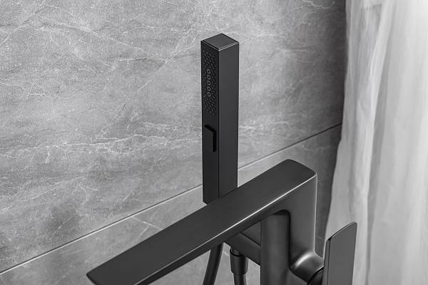 Смеситель для ванны с душем Allen Brau Infinity черный матовый 5.21009-31