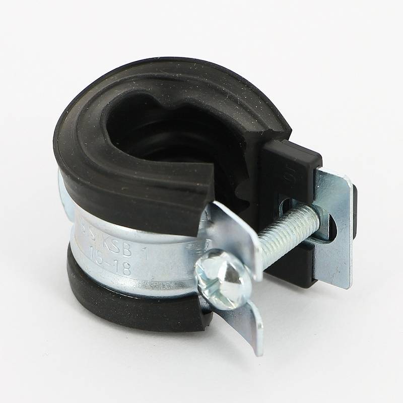 Хомут для труб Walraven BIS KSB1 M8 3/8 15-18 мм с уплотнителем EPDM 3363018