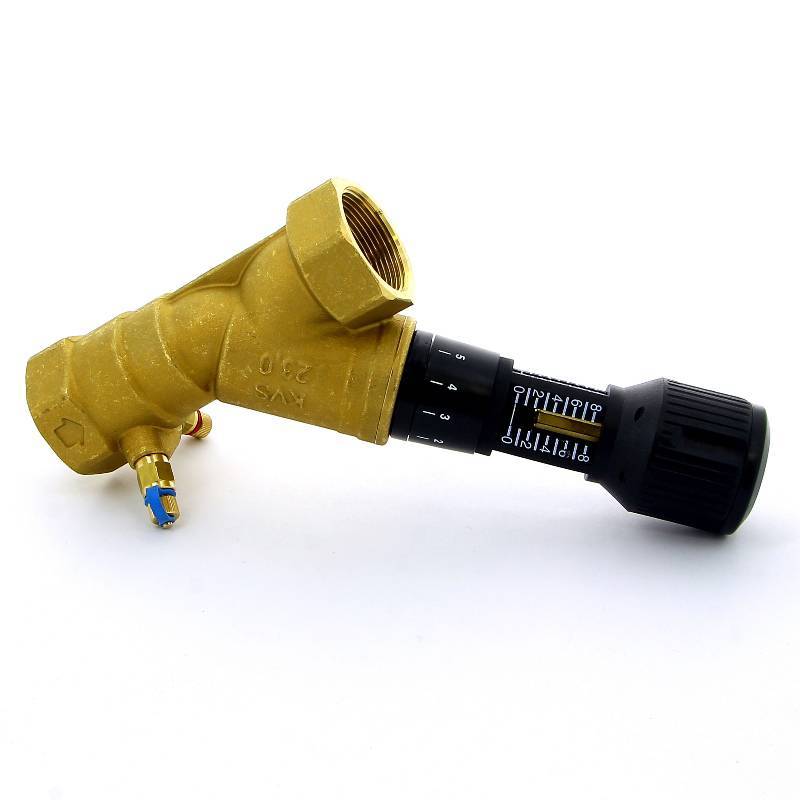 Клапан балансировочный ручной Cimberio CIM 747OT 1 1/2 ВВ с 2 ниппелями CIM 747OT N 1 1/2