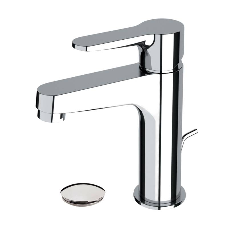 Смеситель для раковины Remer Winner с донным клапаном хром W10