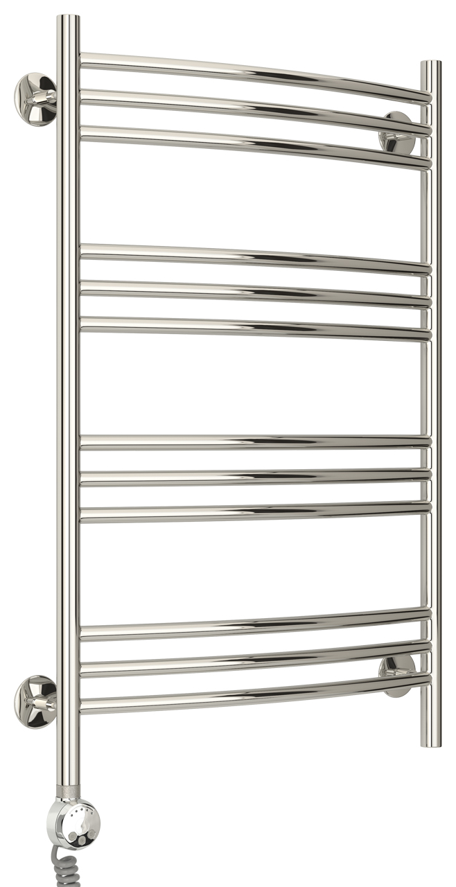 Полотенцесушитель электрический Стилье Формат 10 55.8x80 см выгнутый левый без покрытия 00511-8050