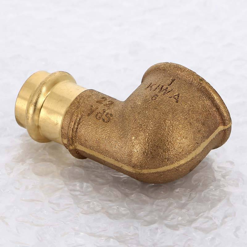 Угол 90° пресс-В бронзовый Viega Sanpress 22х1 314378