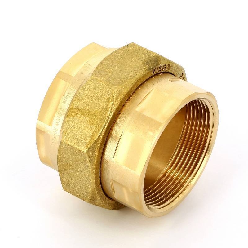 Разъемное соединение ВВ Viega 2 плоская прокладка бронза 271077