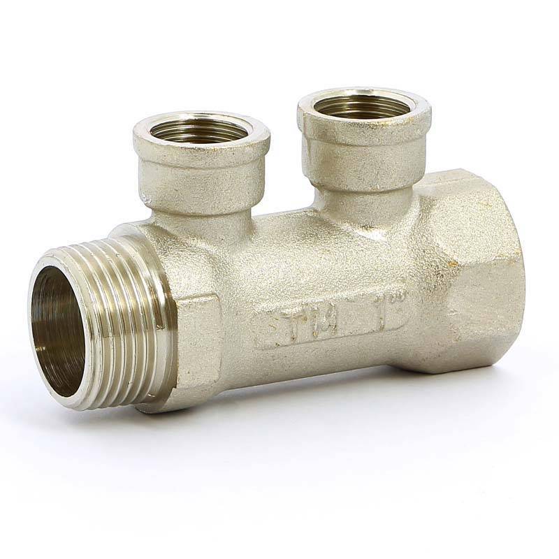 Коллектор Tiemme 1910 1 НВ 2 выхода 1/2 В 36 мм 1910082