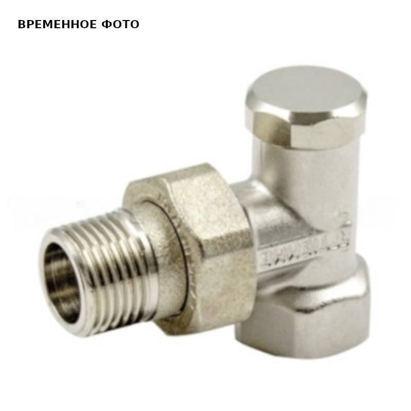 Вентиль радиаторный обратный угловой Tiemme EXPORT 1/2 НВ 3250016