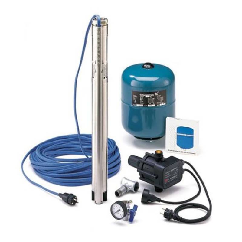 Комплект поддержания постоянного давления Grundfos с насосом SQE 3-105 96524508