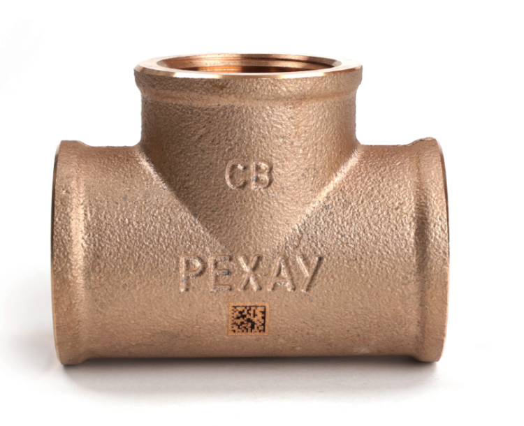 Тройник резьбовой REHAU RAUTITAN RX+ 1 ВВВ красная бронза 240947-001
