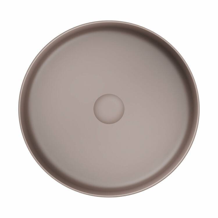 Раковина-чаша OMOIKIRI Mira 405x405 мм керамическая бежево-серая 4972069
