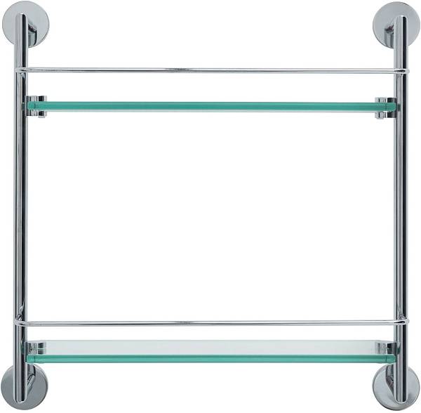 Полка стеклянная двойная Allen Brau Priority хром 6.31015-00