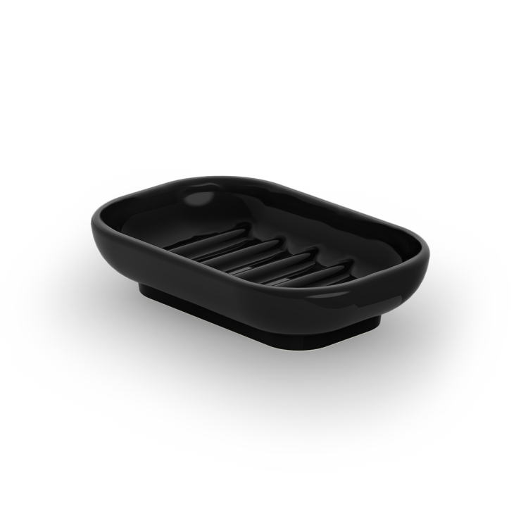 Мыльница Decor Walther DW 120х79х26 мм черная 0861360