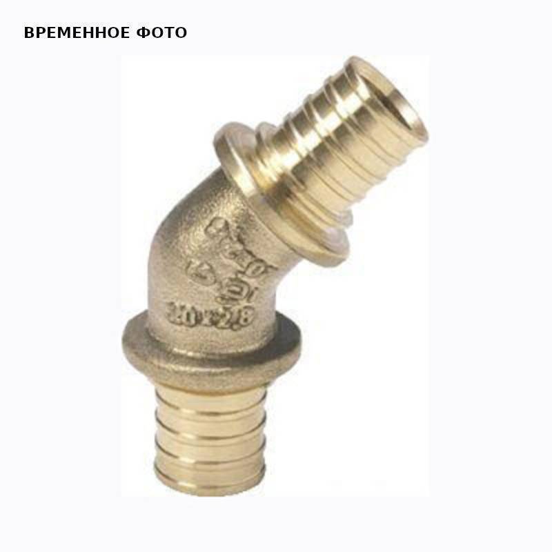 Угольник 45° REHAU RAUTITAN RX бронзовый надвижной 63 мм 1366048