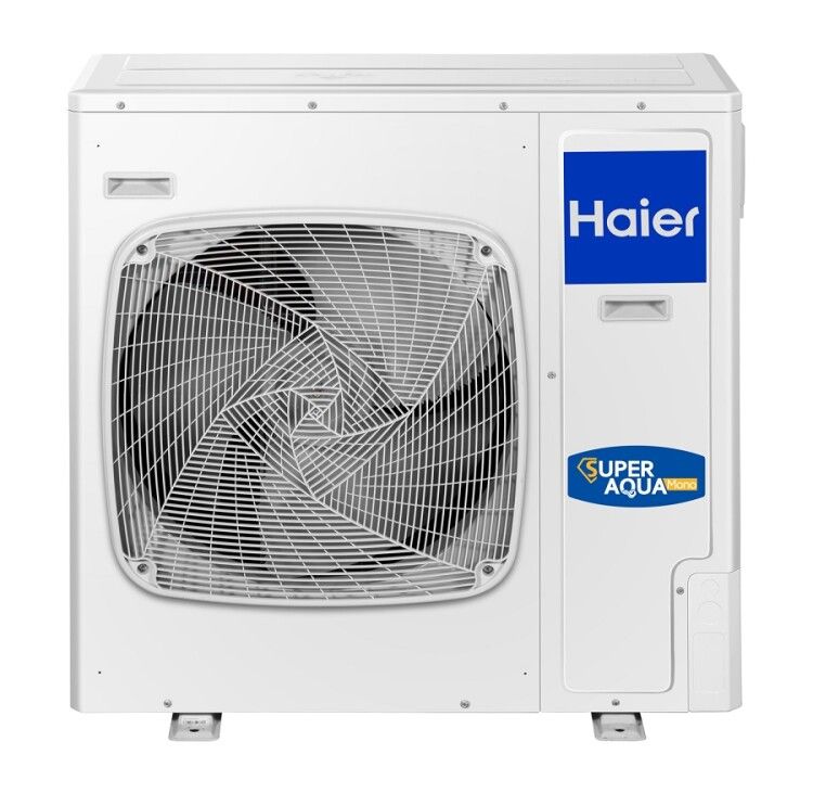 Тепловой насос Haier Super Aqua ATW Monobloc с проводным пультом AU082FYCRA(HW)