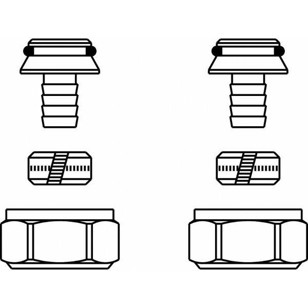 Набор со стяжным кольцом Oventrop Ofix K 16x2 мм G 3/4 2 шт 1016874