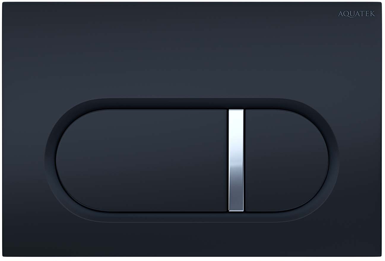 Панель смыва Kordi KDI-0000045 черный прямоугольные кнопки KDI-0000045