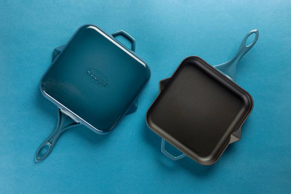 Сковорода квадратная Hascevher KTV 2828 Blue 28х28 см A828028