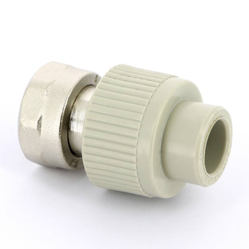 Муфта полипропиленовая FV-Plast с накидной гайкой и вварным патрубком 20x1 223022