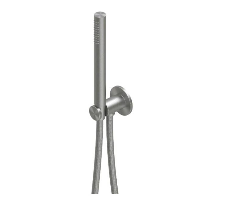 Душевой набор Quadro Design Levo сталь брашированная 1366AS