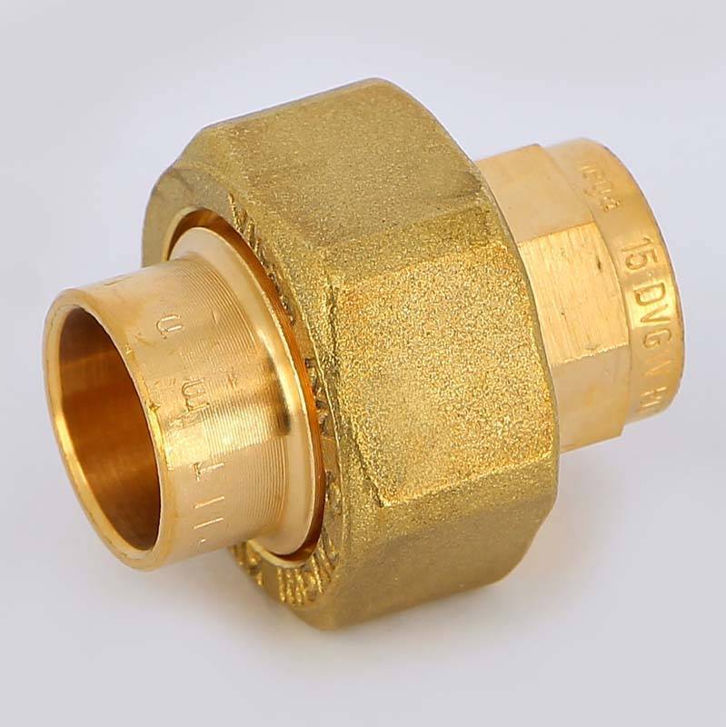 Разъемное соединение Viega 94343 пайка-пайка с плоской прокладкой 15 мм 110239