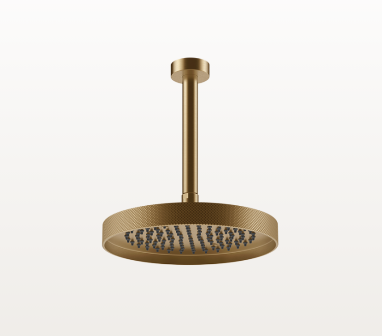 Верхний душ Gessi Tondo 250x250 мм Warm Bronze Brushed PVD 63650726