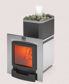 Печь для бани Теплодар Русь-12 ЛНЗП Профи Панорама (1.1) АПБ1.60.000.00