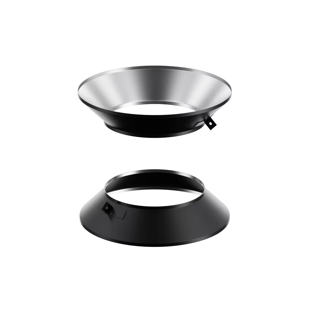 Юбка дымохода Ferrum эмалированная черная AISI 430 0.5 мм 210 мм f6132