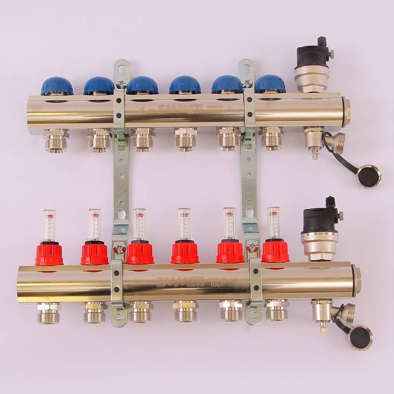 Коллекторная группа Emmeti TOPWAY с расходомерами 1 x 3/4 EK 6 выходов 01298218