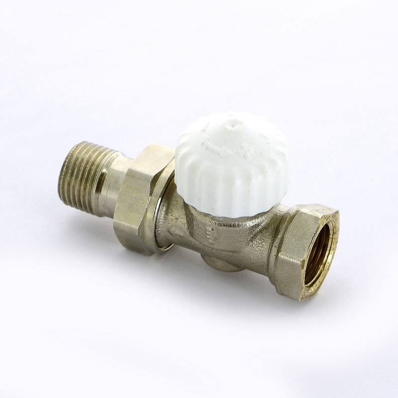 Вентиль термостатический Uni-Fitt прямой HB 1/2 никелированный 160N2000