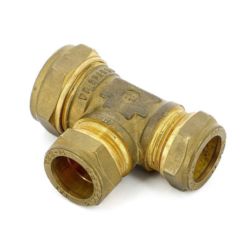 Тройник обжимной Tiemme 22х28х22 мм 1000212