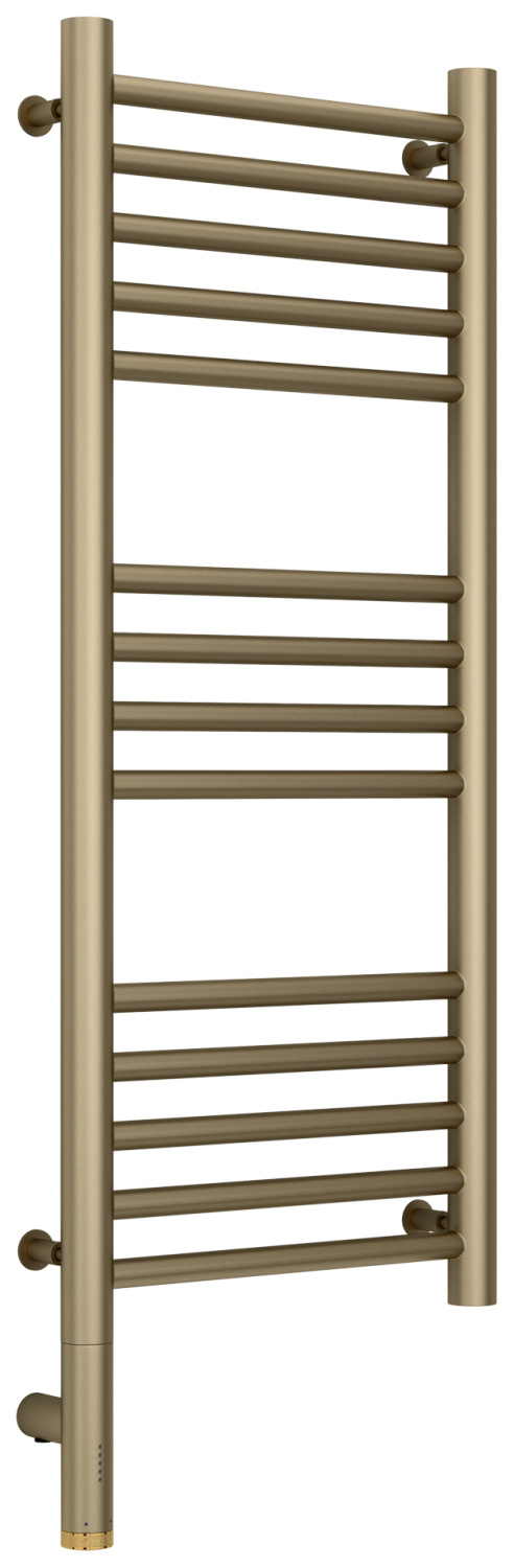 Полотенцесушитель электрический Сунержа Богема 3.0 прямая 332х924 мм левое золотой шёлк матовый 32-5804-8030