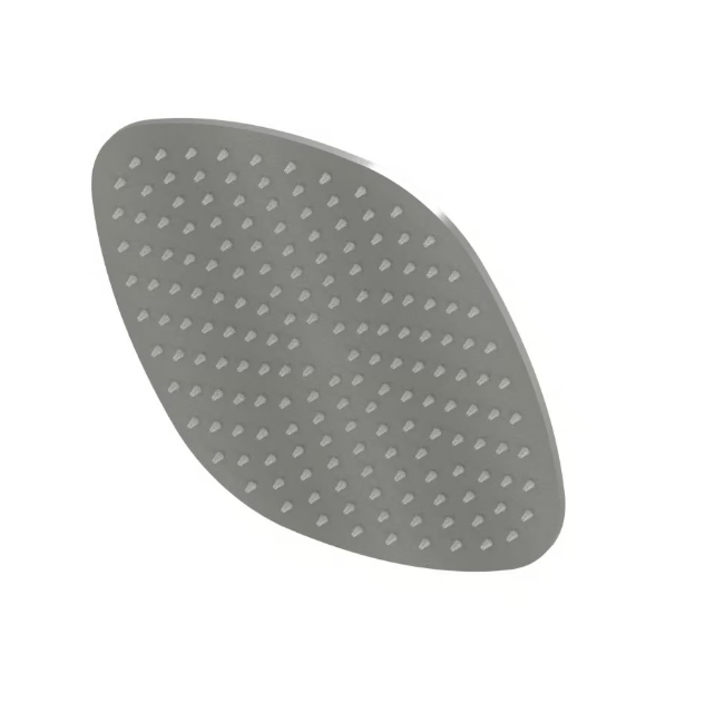 Верхний душ Quadro Design 250x250 мм сталь брашированная SF022AS