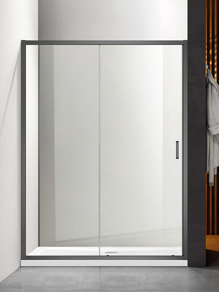 Душевая дверь Aquanet Aria раздвижная 1000x2000 мм оружейная сталь прозрачное стекло AQ ARI RA 10020GM