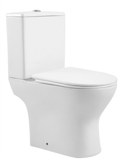 Унитаз напольный Aquanet Леон AQ2785T-00 с бачком, горизонтальный выпуск, Tornado, сиденье микролифт AQ2785T-00