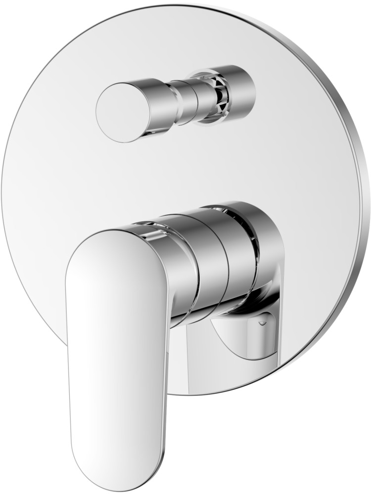 Смеситель для ванны скрытого монтажа Aquanet Ника комплект хром AQ1846CR