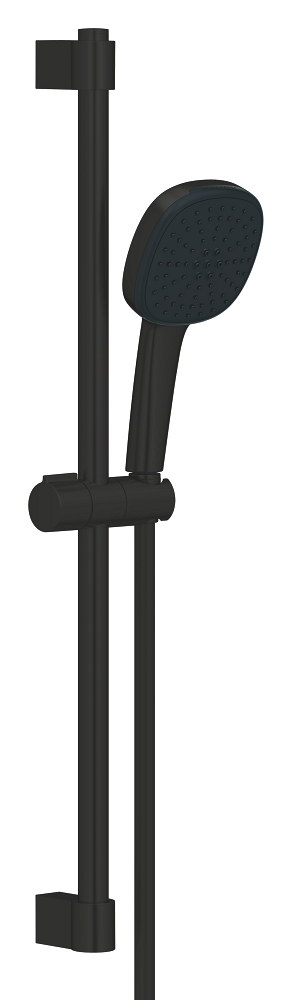 Душевой гарнитур GROHE Tempesta Cube 110 2 режима со штангой 600 мм матовый черный 267482433