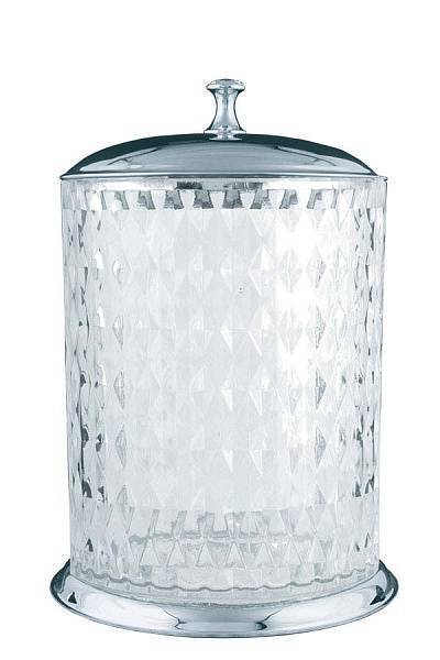 Ведро мусорное напольное Boheme Puro хром 10718