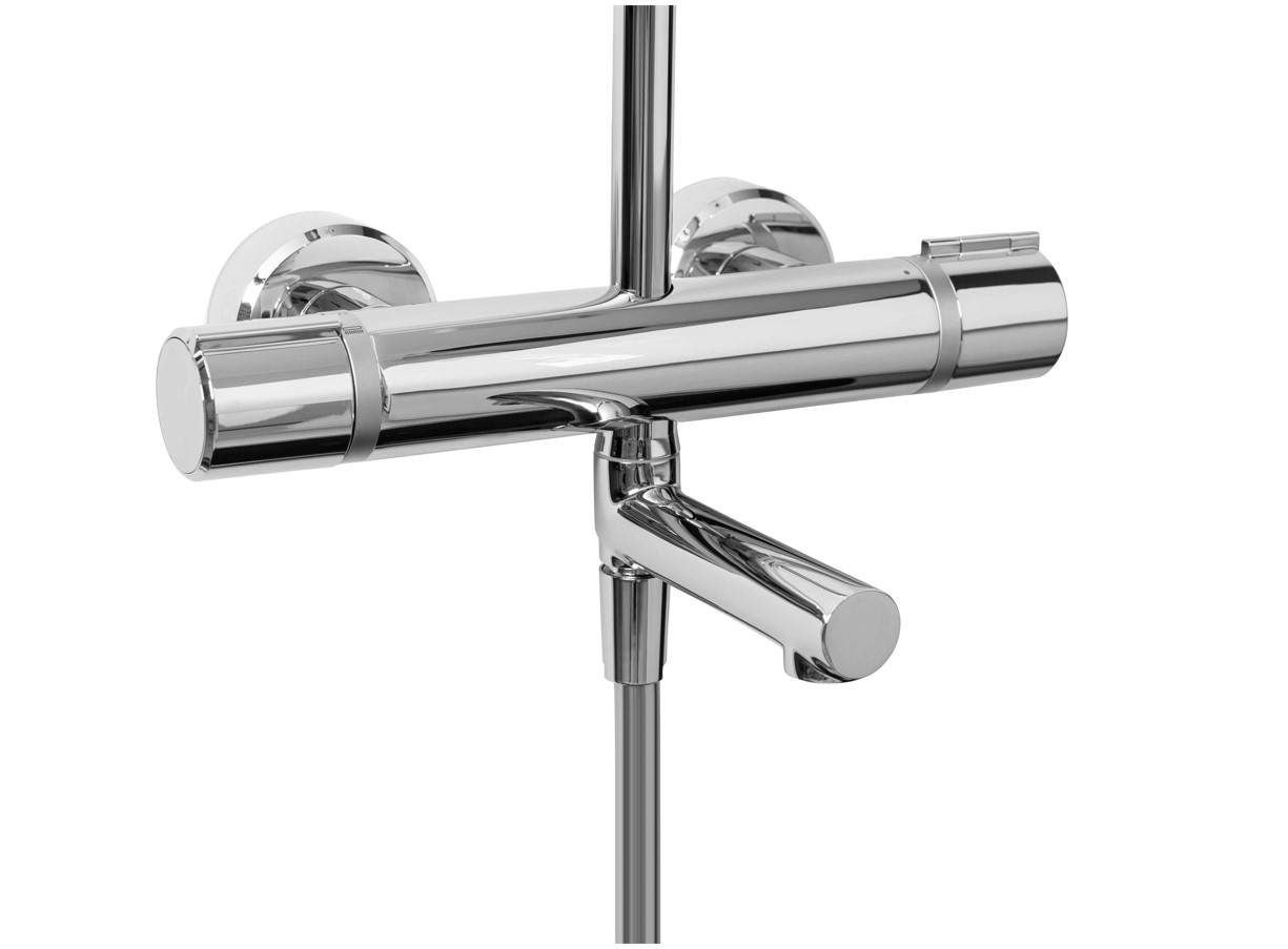 Душевая колонна термостатическая Jacob Delafon Atom со смесителем для ванны E26238-CP