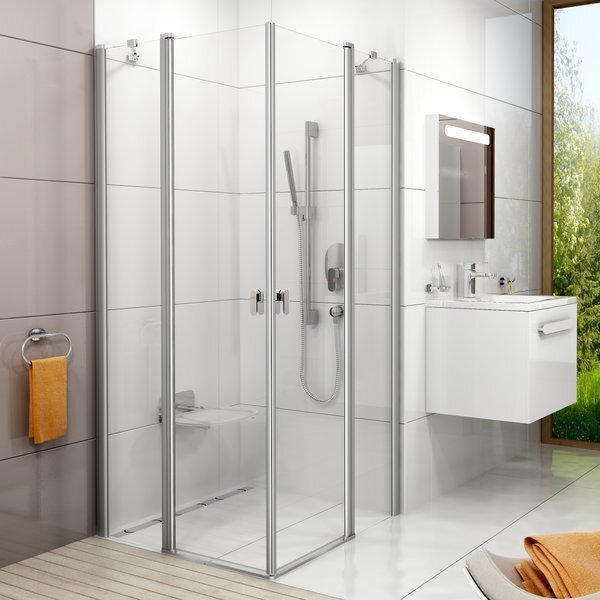 Душевая дверь RAVAK Chrome CRV2-100 блестящий Transparent 1QVA0C00Z1