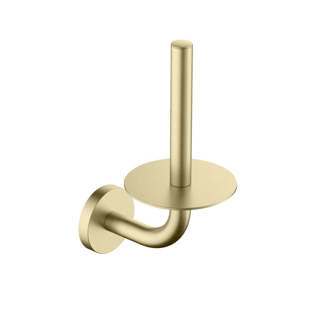 Бумагодержатель для запасного рулона Aquanet Оберон шлифованное золото AQ4207BG