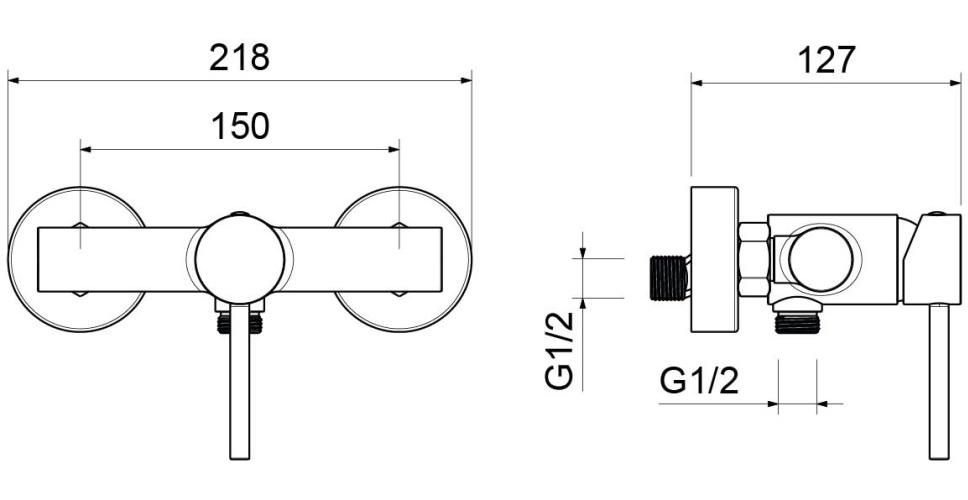 Набор смесителей 3 в 1 Aquanet Европа AQ1331CR (AQ1310CR+AQ1360CR+AQ2012CR) AQ1331CR