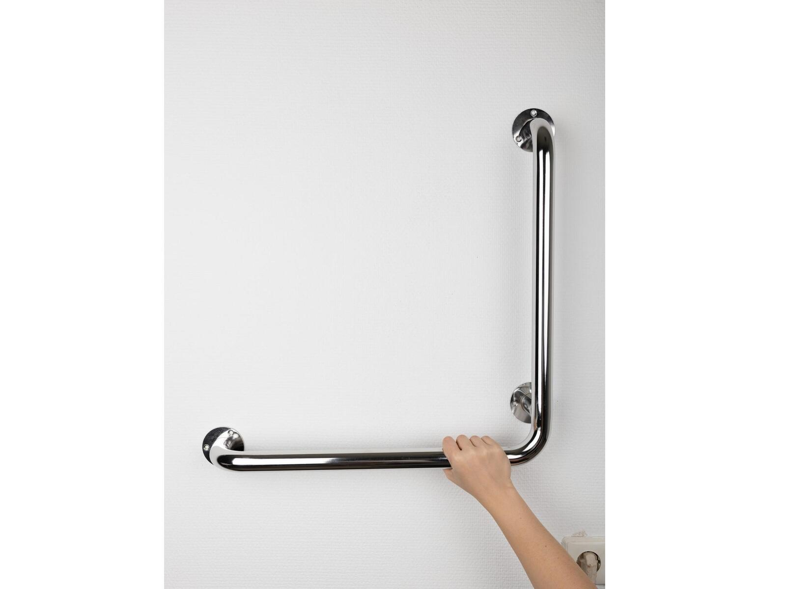 Поручень настенный Г-образный Титан 600х600 мм левый POR-0000008