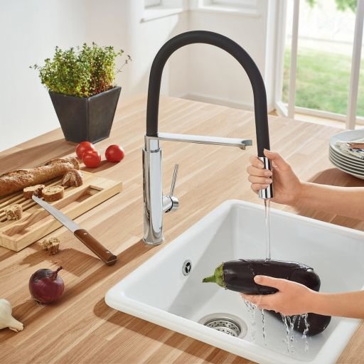Смеситель для кухонной мойки GROHE Concetto с профессиональной лейкой хром 31491000