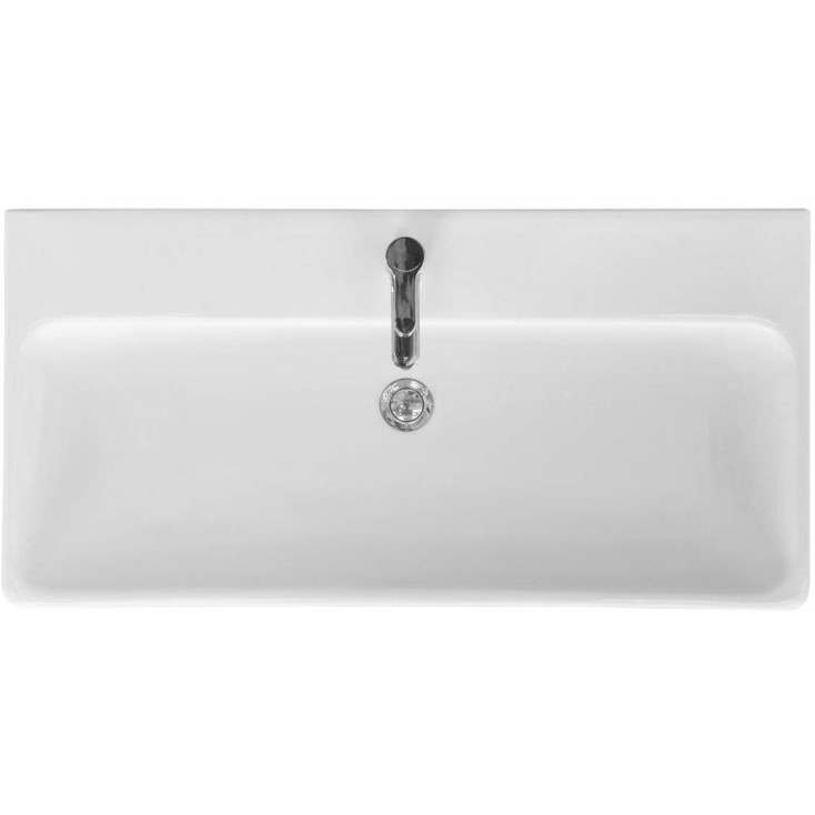 Тумба-умывальник с раковиной Aquaton Сканди 90 Белый / Дуб Рустикальный 1A2519K0SDZ90